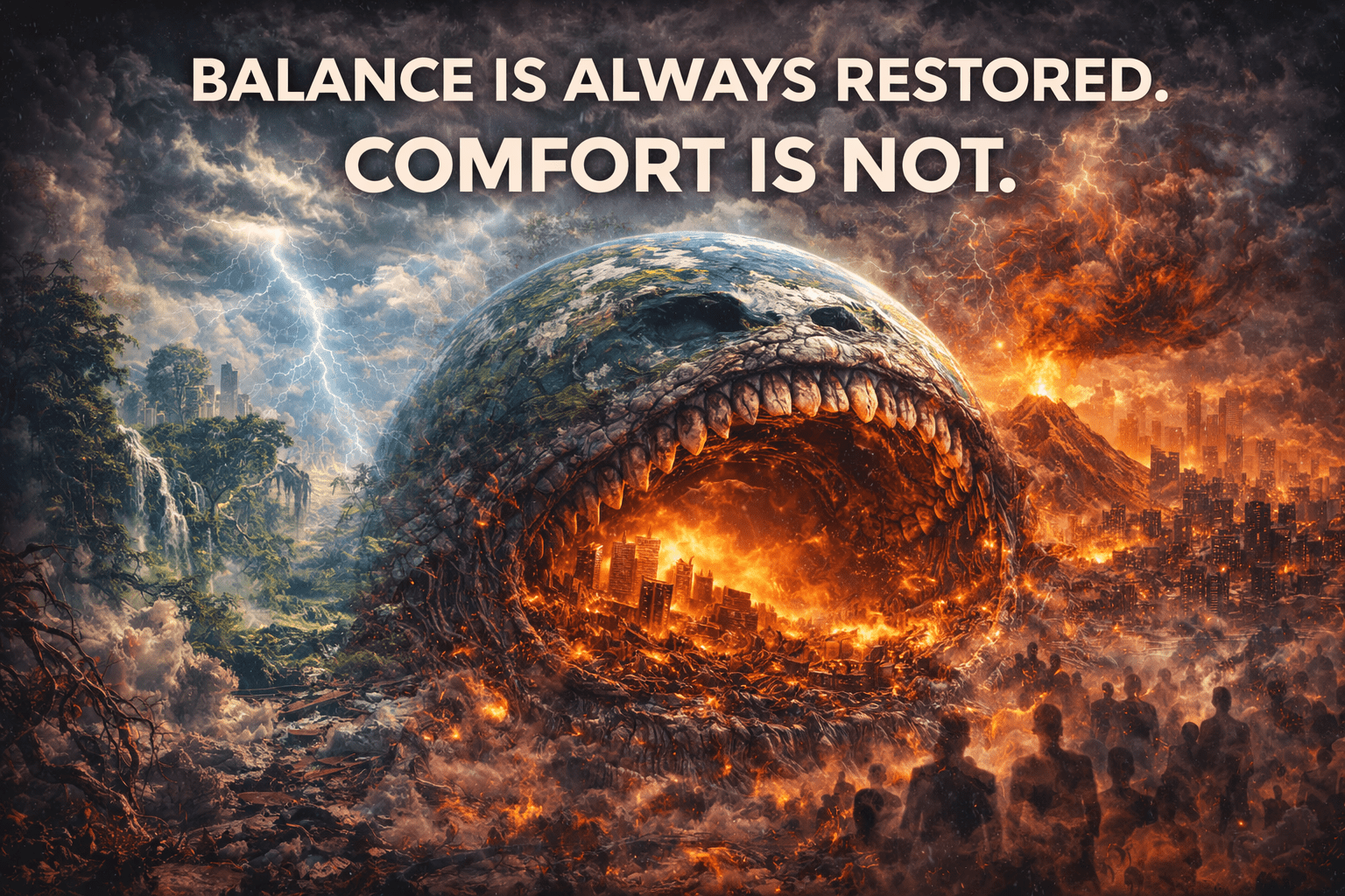 Balance Is Always Restored. Comfort Is Not. 🔉