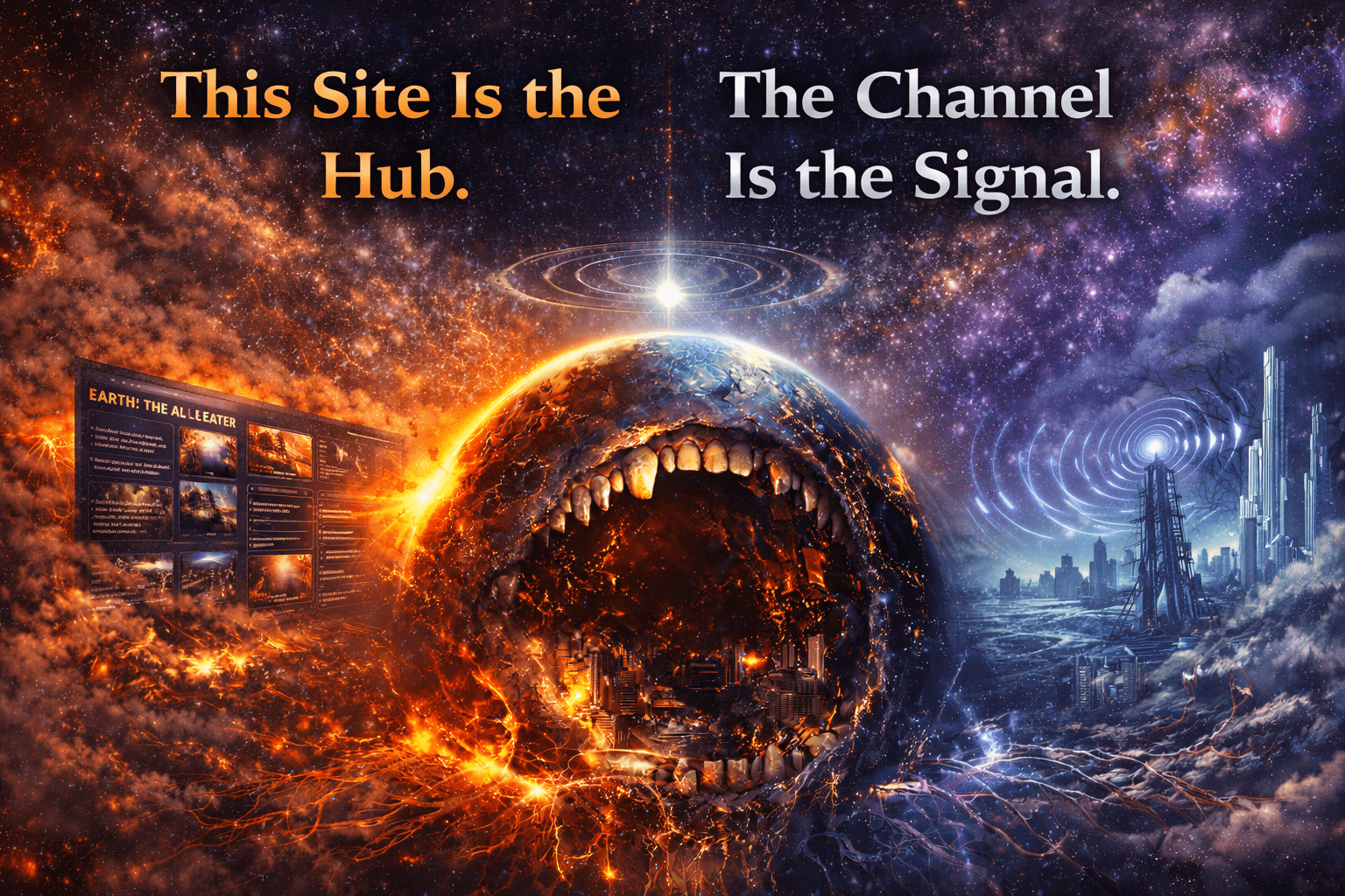 This Site Is the Hub. The Channel Is the Signal.