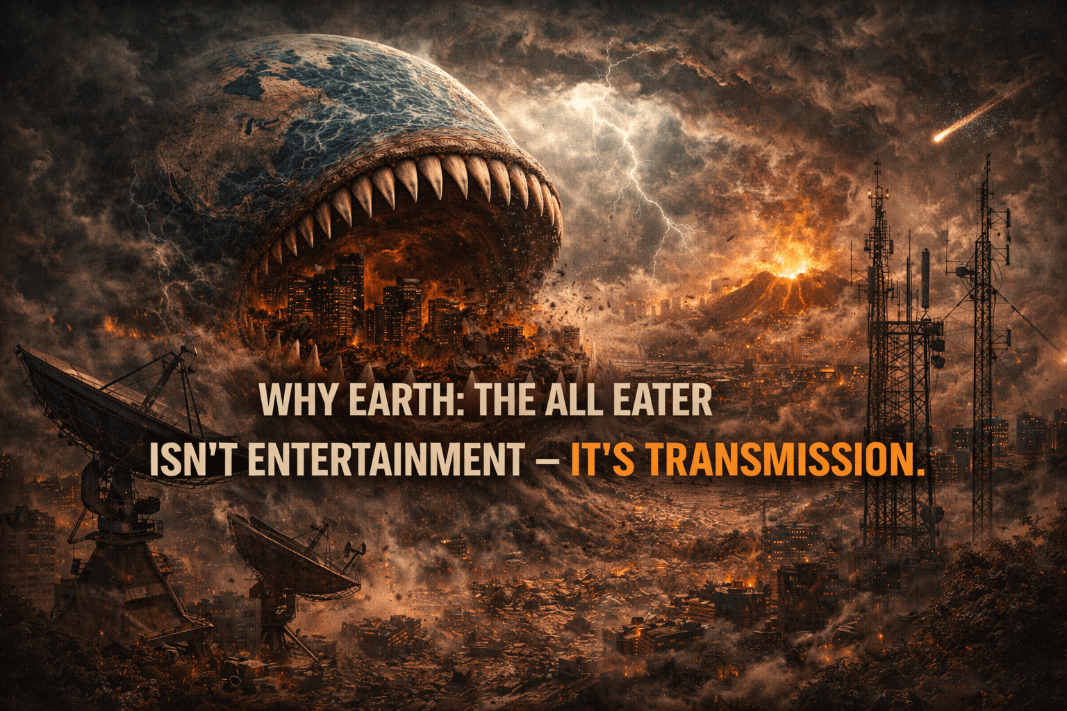 Why Earth: The All Eater Isn’t Entertainment — It’s Transmission