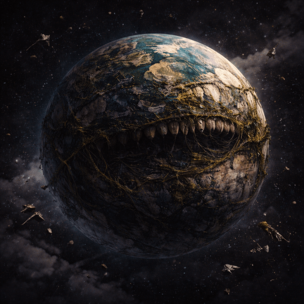 Earth in decay_ apocalyptic remnants drift