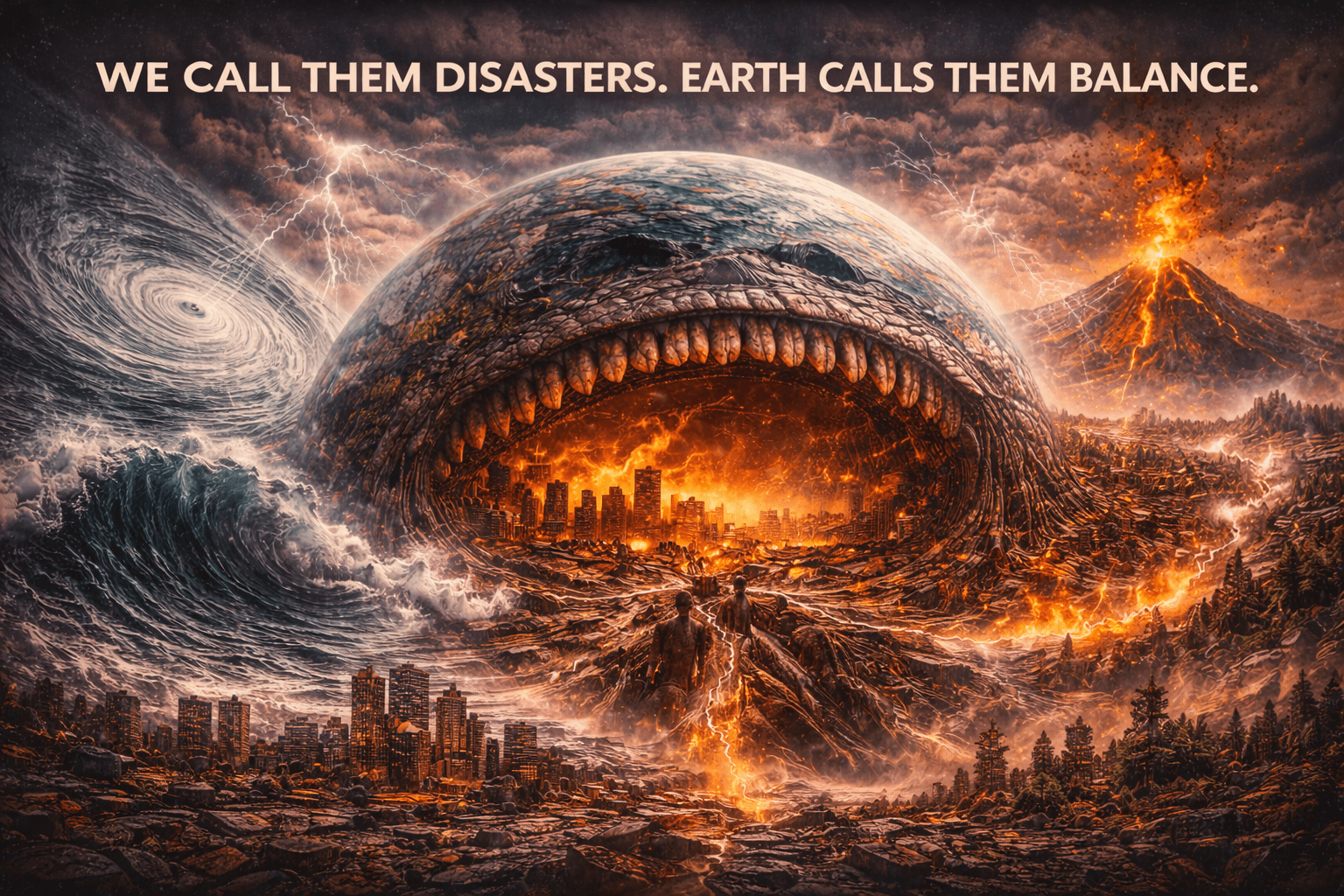 18. We Call Them Disasters. Earth Calls Them Balance.