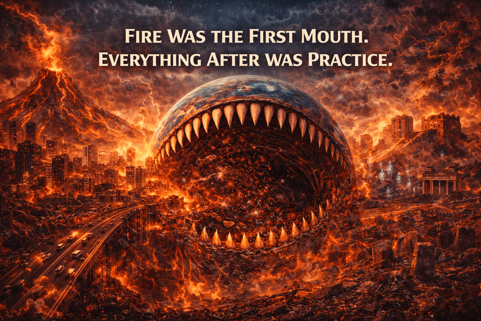 🔥 Fire Was the First Mouth. Everything After Was Practice.