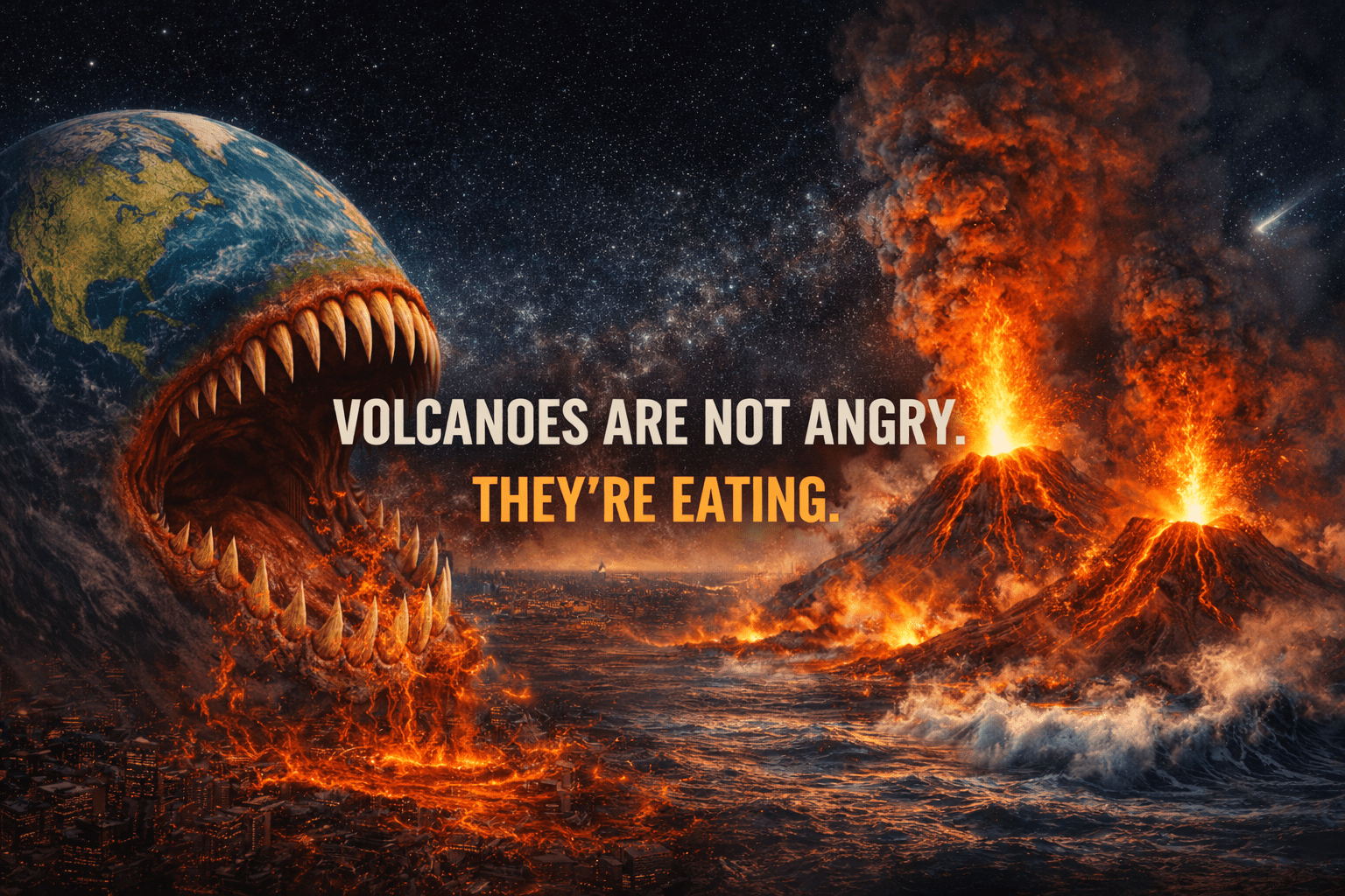 Volcanoes Are Not Angry. Theyβre Eating. πΉ