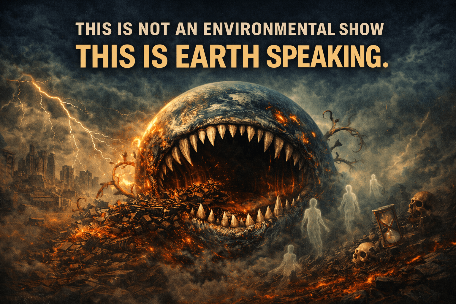 2. This Is Not an Environmental Show. This Is Earth Speaking.