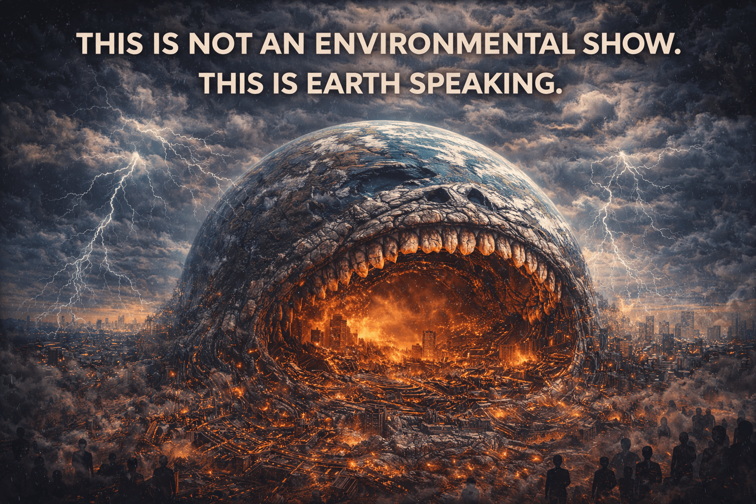This Is Not an Environmental Show. This Is Earth Speaking.