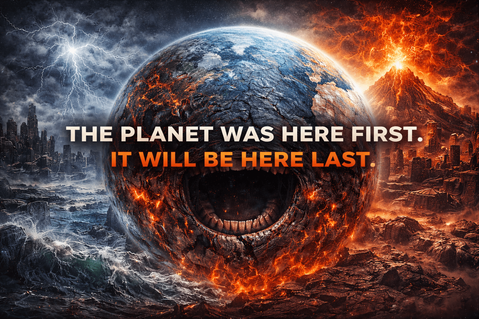 29. 🌍 The Planet Was Here First. It Will Be Here Last.