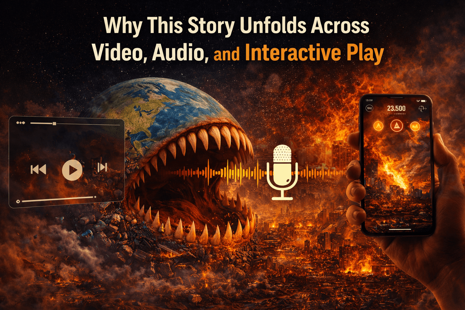 Why This Story Unfolds Across Video, Audio, and Interactive Play