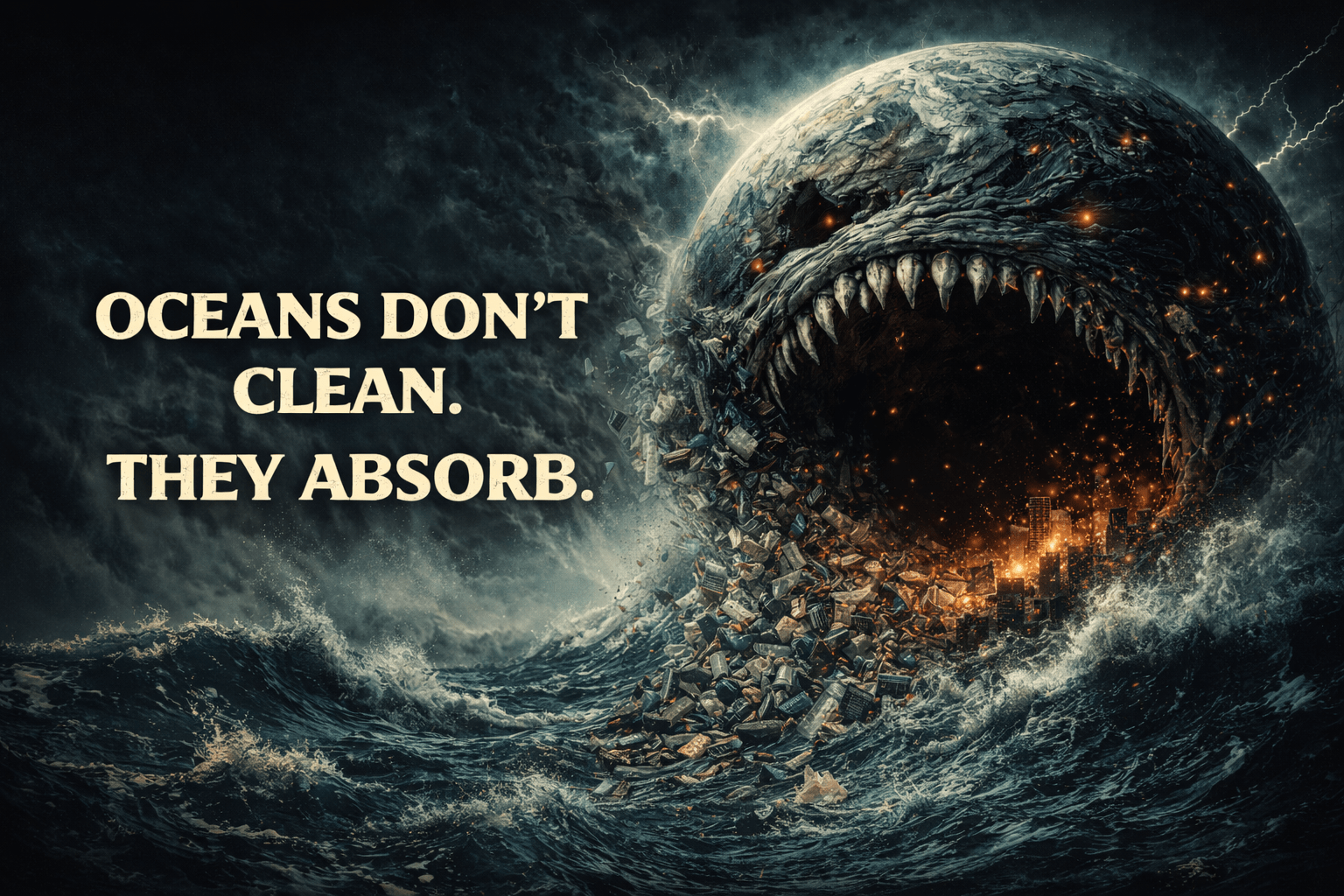 Oceans Don’t Clean. They Absorb.