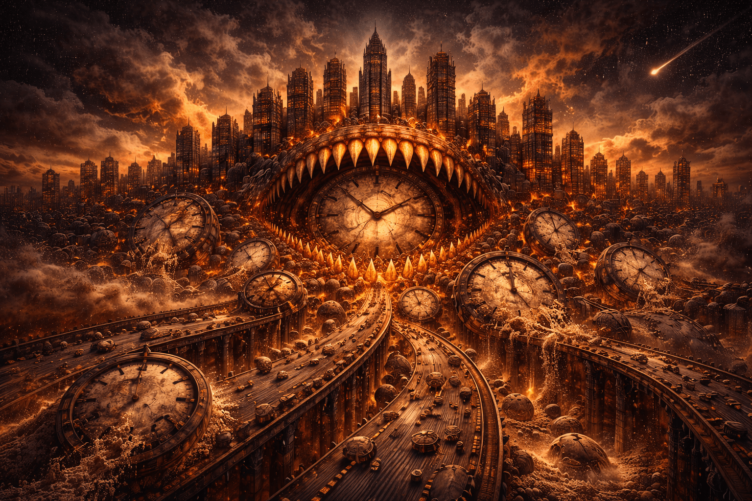 The city of crumbling time