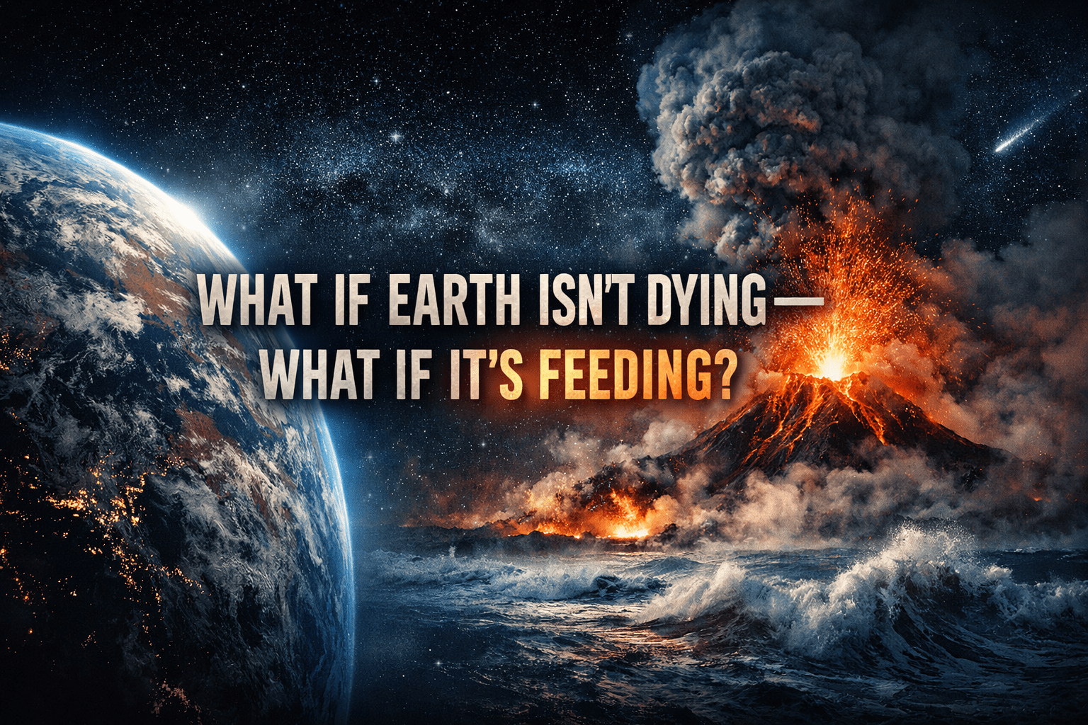 1. What If Earth Isn’t Dying — What If It’s Feeding?