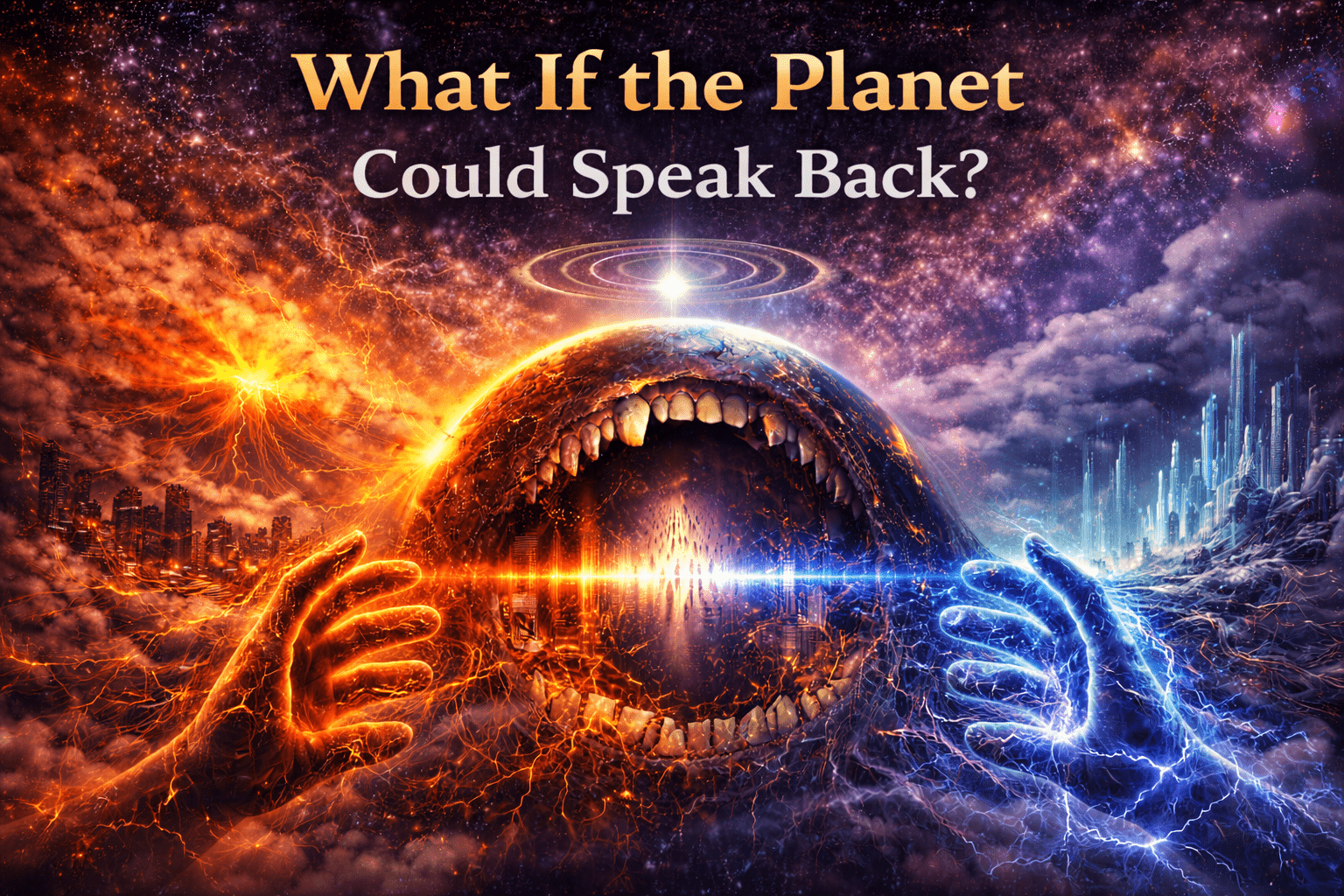 🌊 What If the Planet Could Speak Back?🔉