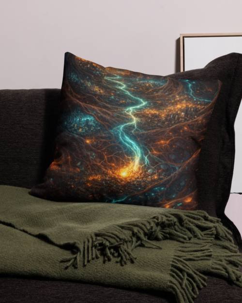 We Live Inside the Digestive System – Premium Pillow