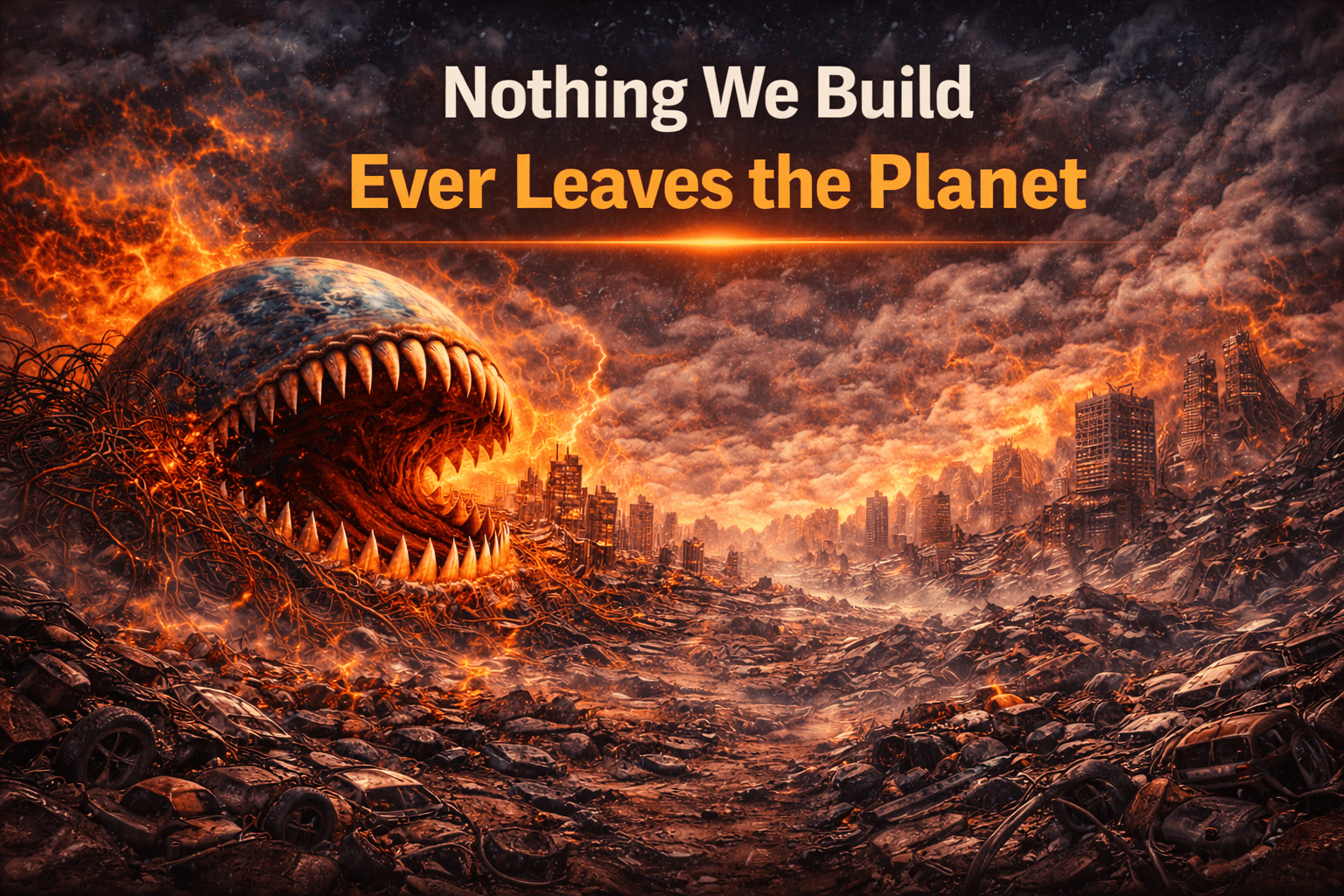 🕳️ Nothing We Build Ever Leaves the Planet