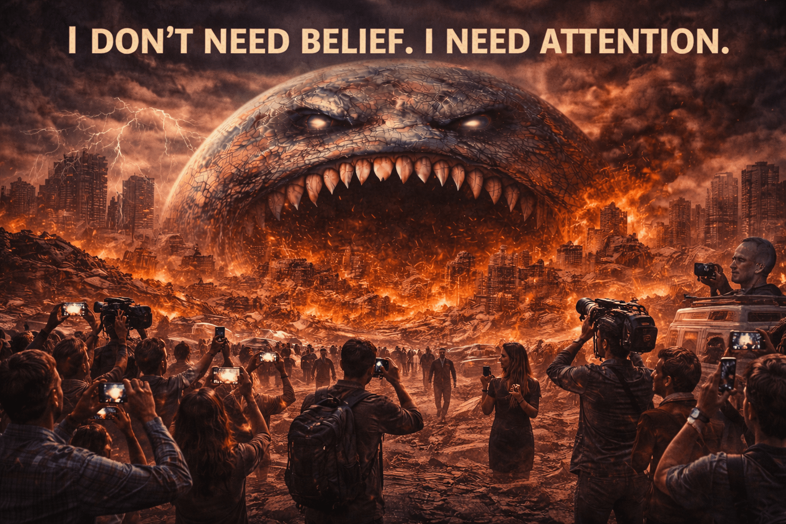 I Don’t Need Belief. I Need Attention.