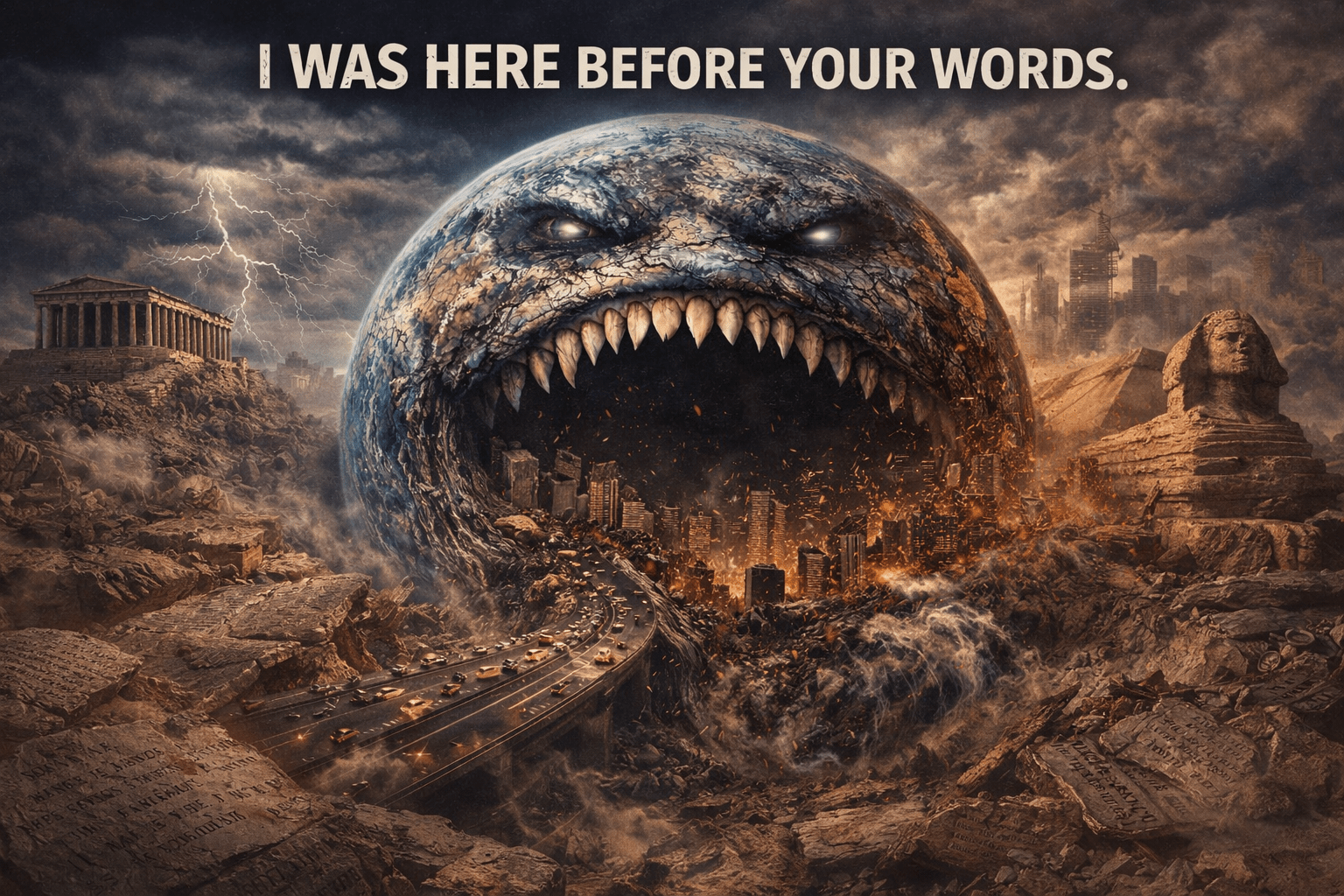 I Was Here Before Your Words