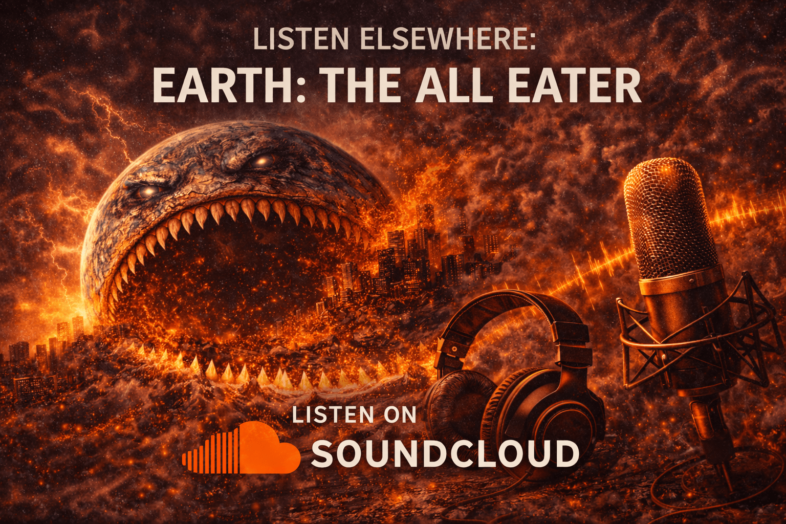 Listen on SoundCloud - Earth devours a burning city (1)