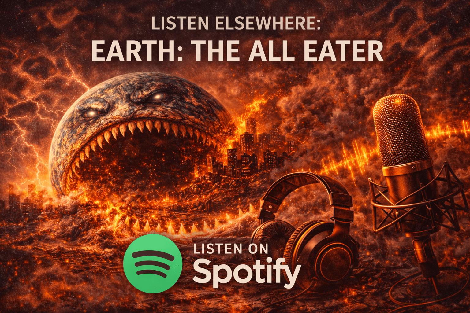 Listen on Spotify - Earth devours city in fiery chaos (3)