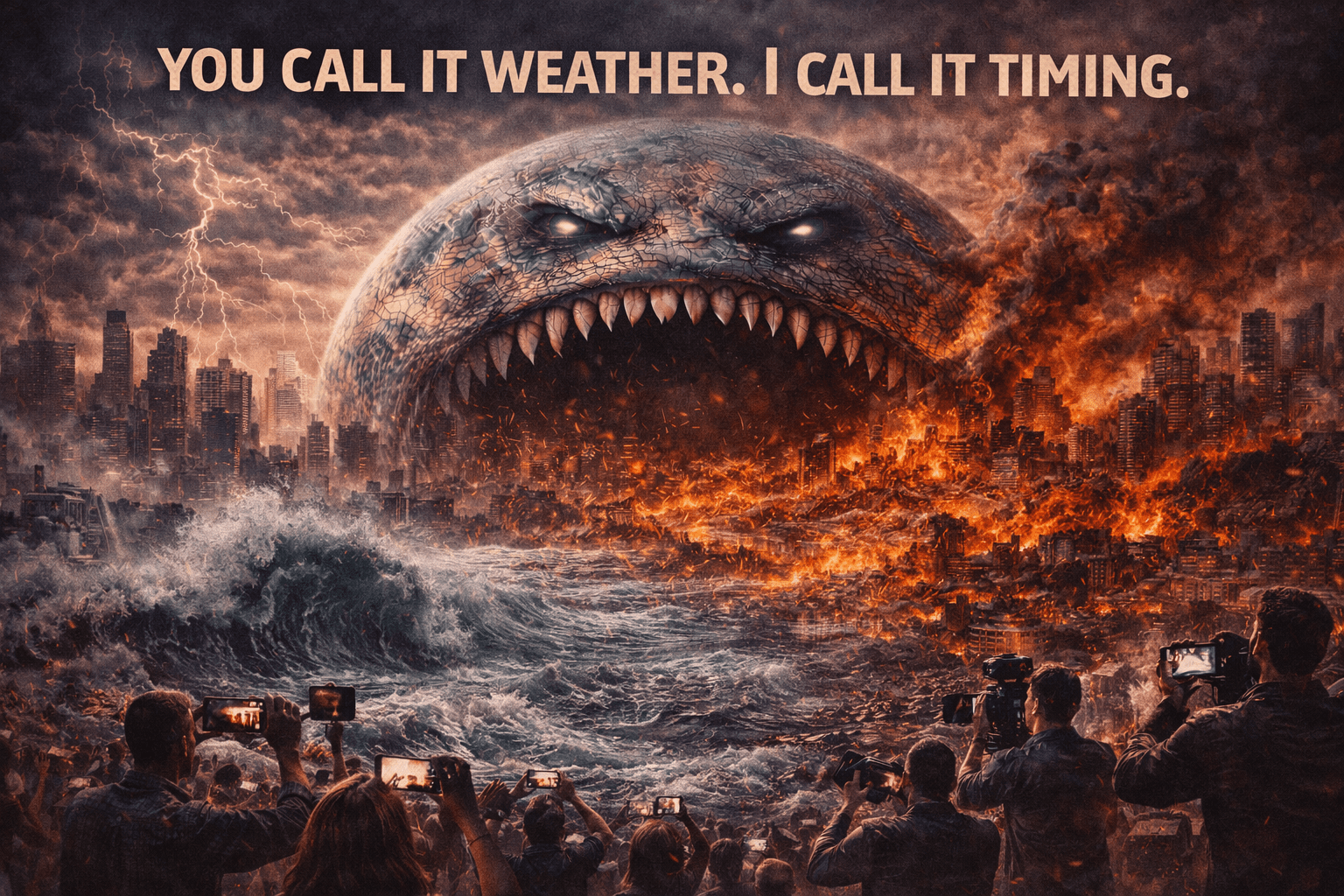 You Call It Weather. I Call It Timing.