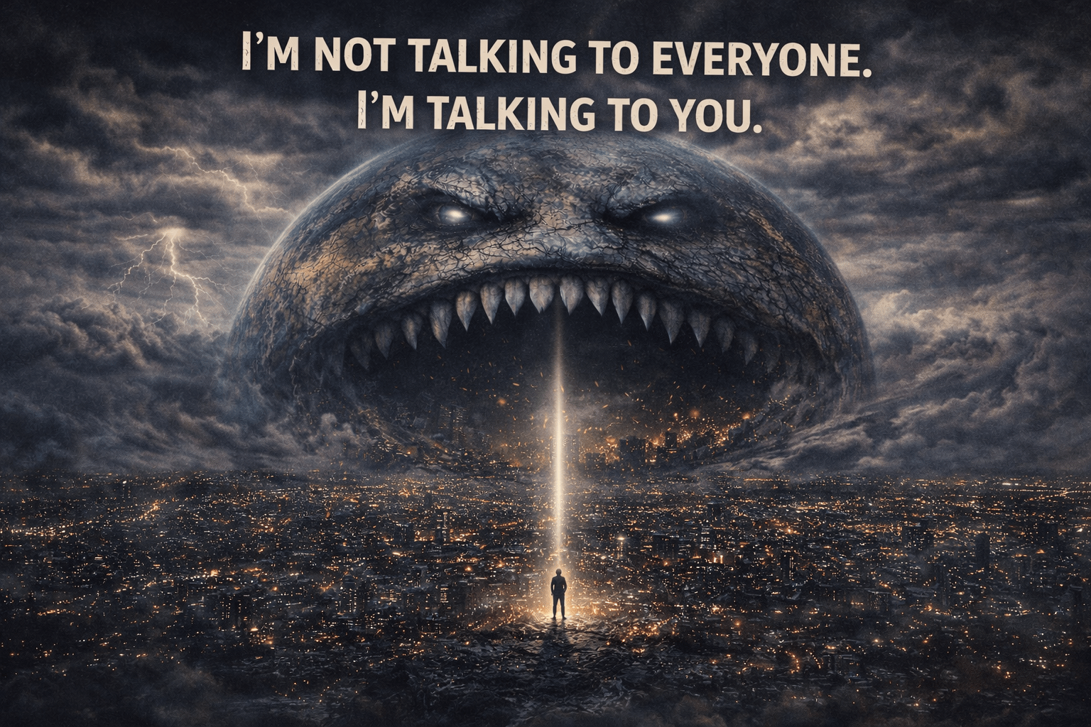 I’m Not Talking to Everyone. I’m Talking to You.